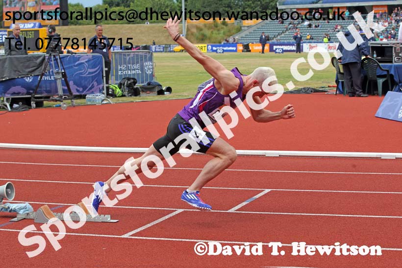Mens 400 metres hurdles, Sainsbury's British Champs, Alexander Stadium, Birmingham. Photo: David T. Hewitson/Sprts for All Pics